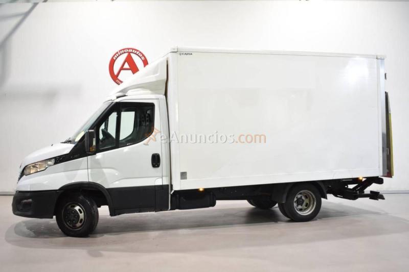 Iveco Daily CHASIS CABINA CARROZADO PAQUETERO CAMIÓN 35C 16H 3450 2.3D 156CV CON PLATAFORMA ELEVADORA TRAMPILLA Y RUEDA GEMELA 
