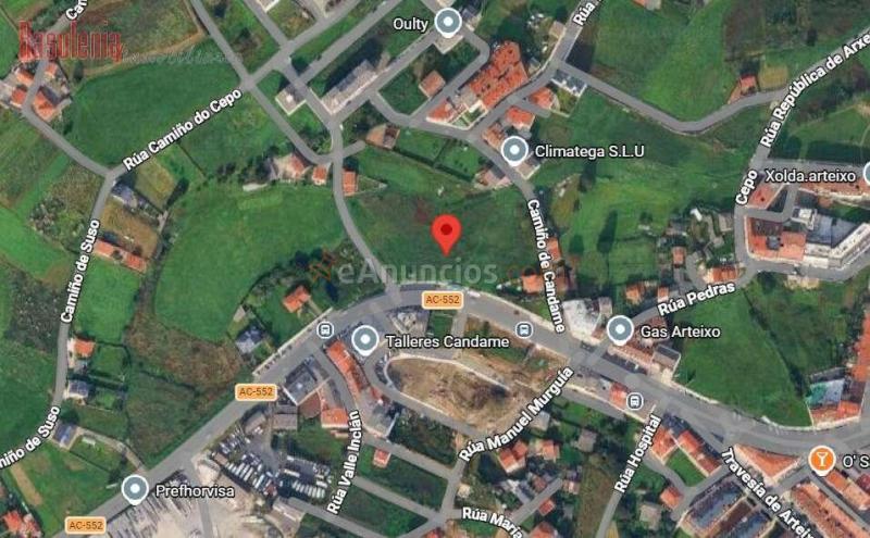 Suelo urbano no consolidado para desarrollo residencial y comercial en Arteixo