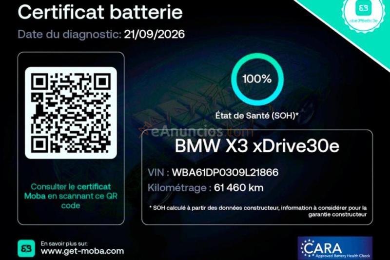 BMW X3 xDrive30e xLine Techo panorámico