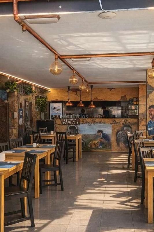 Restaurante y pizzería napolitana consolidados, en ubicación privilegiada, disponibles para traspaso.