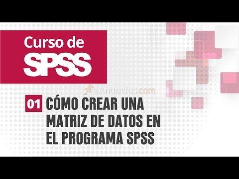 Necesitas ayuda con el programa spss