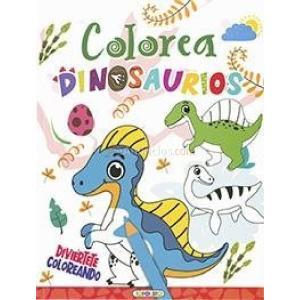 COLOREA DINOSAURIOS 4