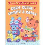 COZIE, CUTIE, COMFY & RELAX. COLOREA LOS ANIMALES