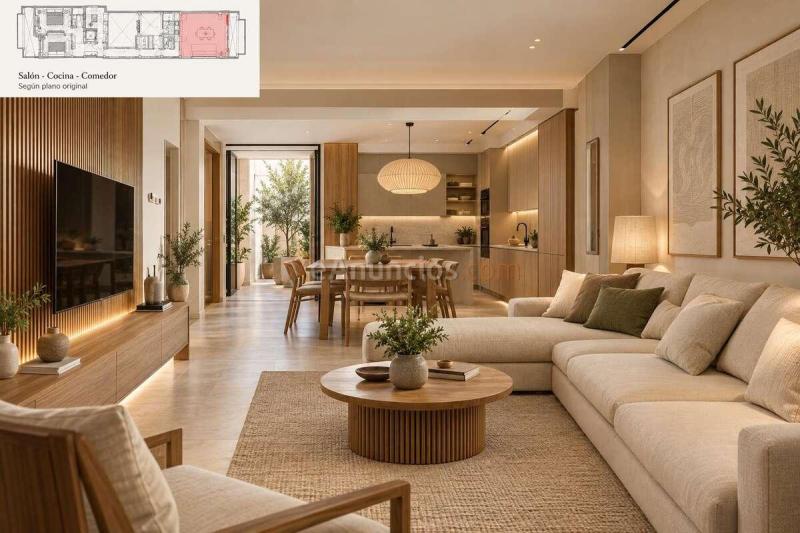 Vivienda de 3 dormitorios recién reformada en primera línea de mar – arrecife