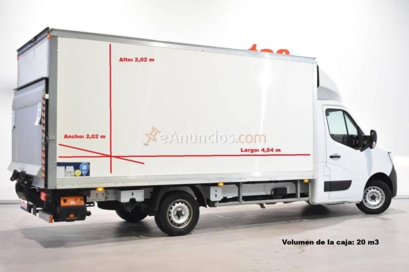 Renault Master CHASIS CABINA CARROZADO PAQUETERO CAMIÓN 3.5T 2.3 DCI 145 CV RWD CON PLATAFORMA ELEVADORA TRAMPILLA 