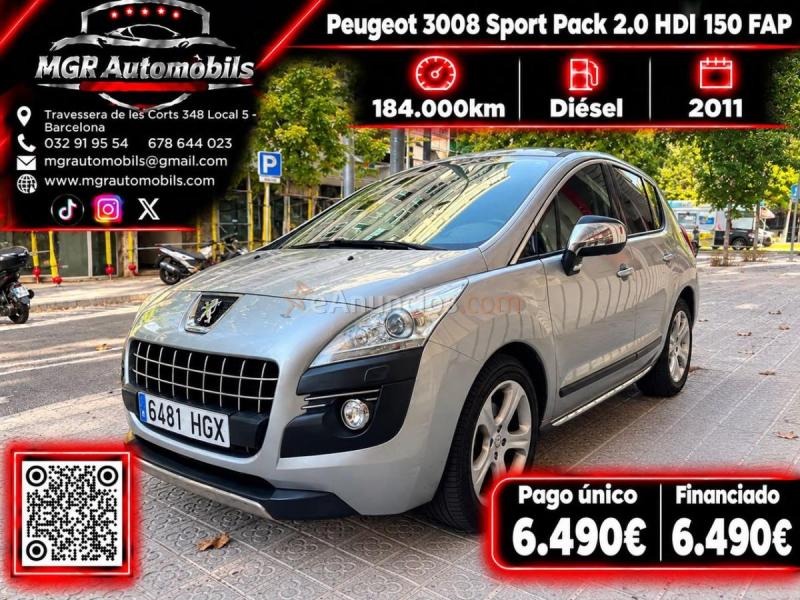 Peugeot 3008 Sport Pack 2.0 HDI 150 FAP
