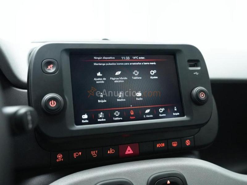 Fiat Panda 1.0 Hybrid 70CV Garmin