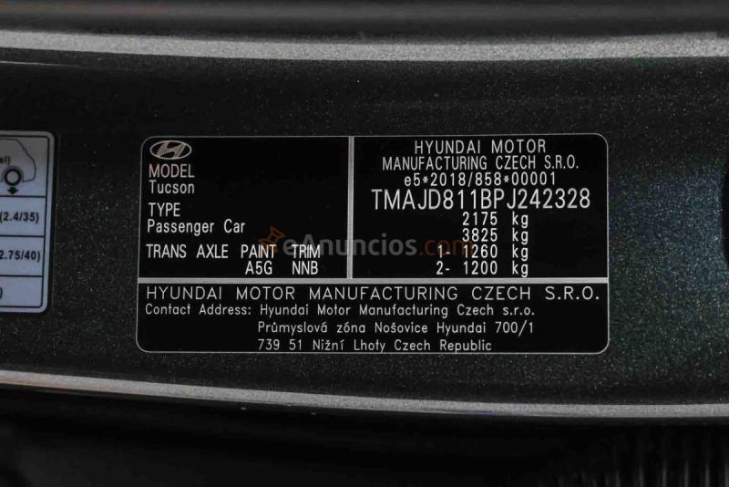 Hyundai Tucson 1.6 TGDI 169kW HEV Tecno Sky Auto **Techo panorámico**