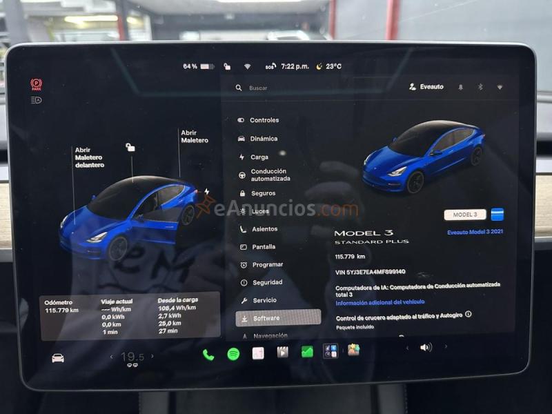 Tesla Model 3 Standard Range Plus RWD 19.750e neto